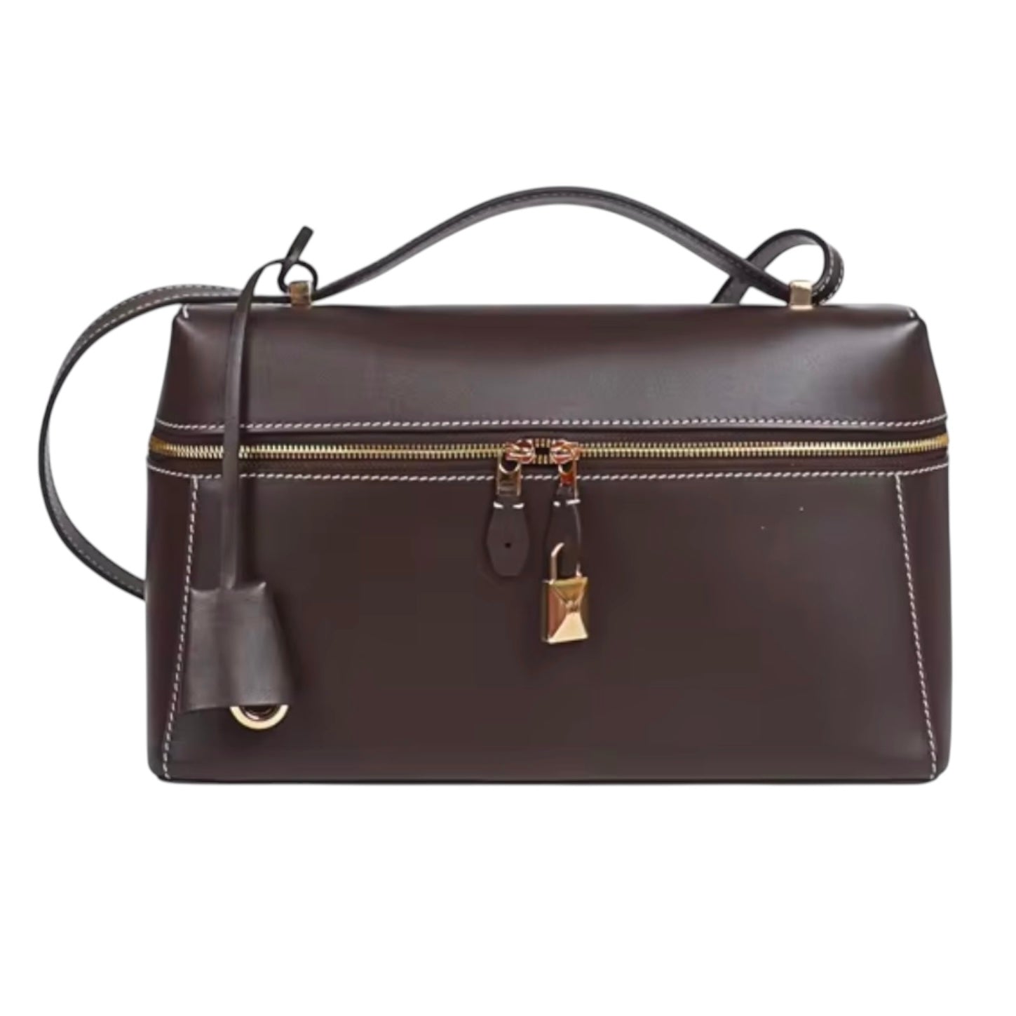 THE ZELMA LEATHER BAULETTO BAG