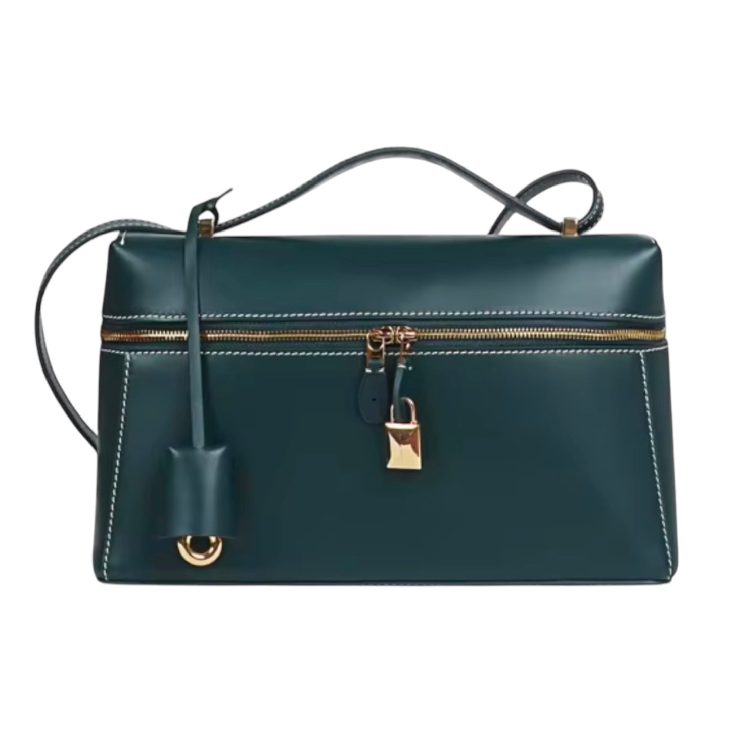 THE ZELMA LEATHER BAULETTO BAG