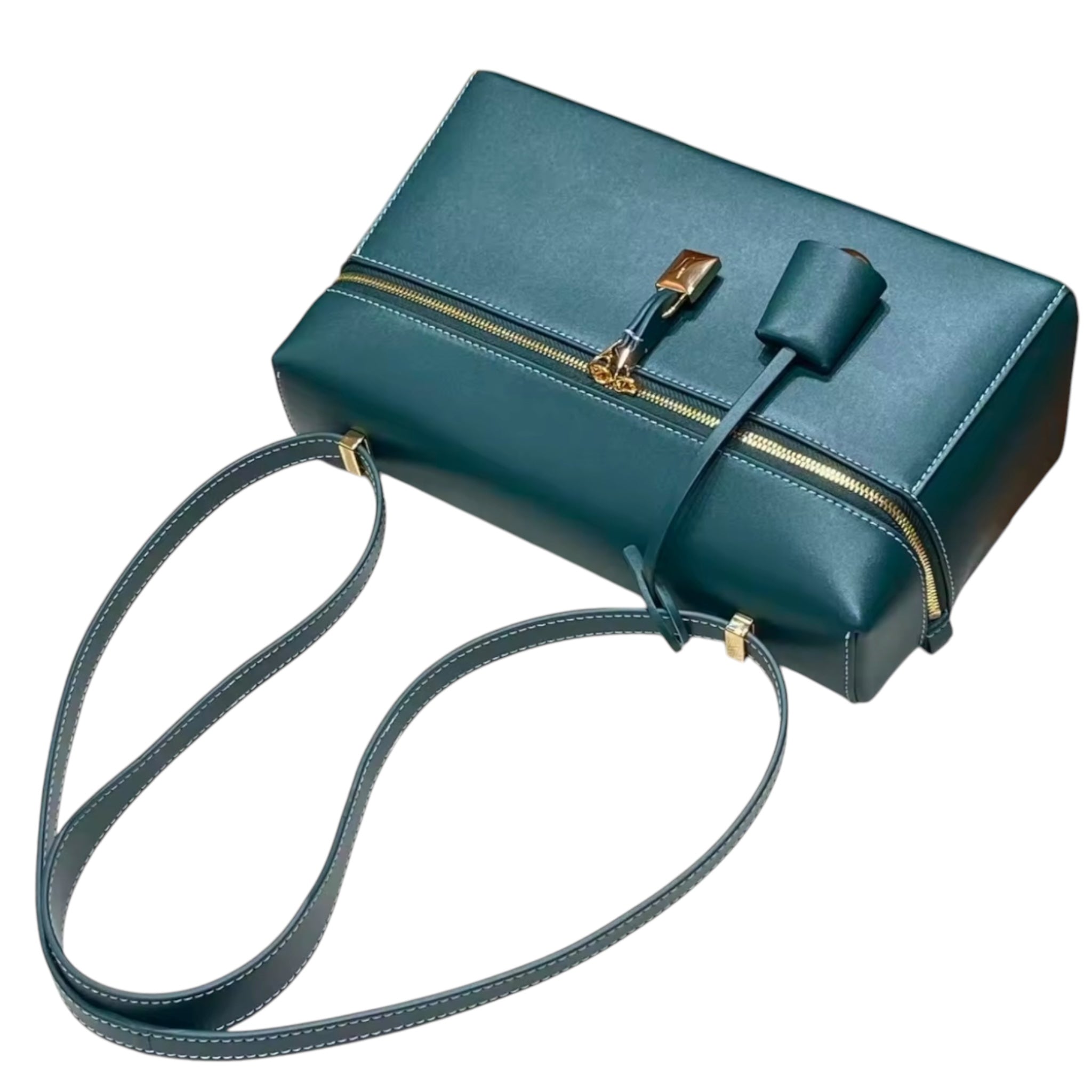 THE ZELMA LEATHER BAULETTO BAG