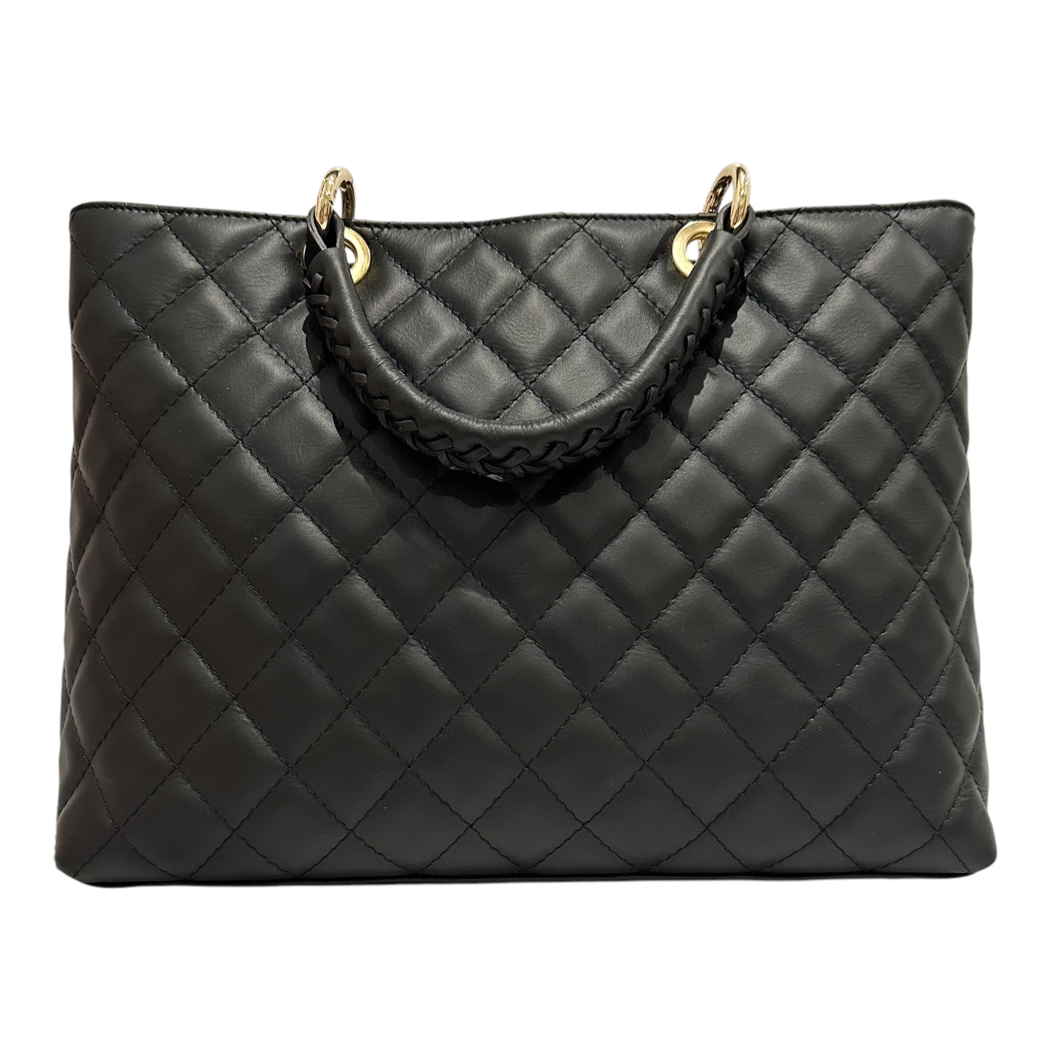 LARGE QUILTED TOTE