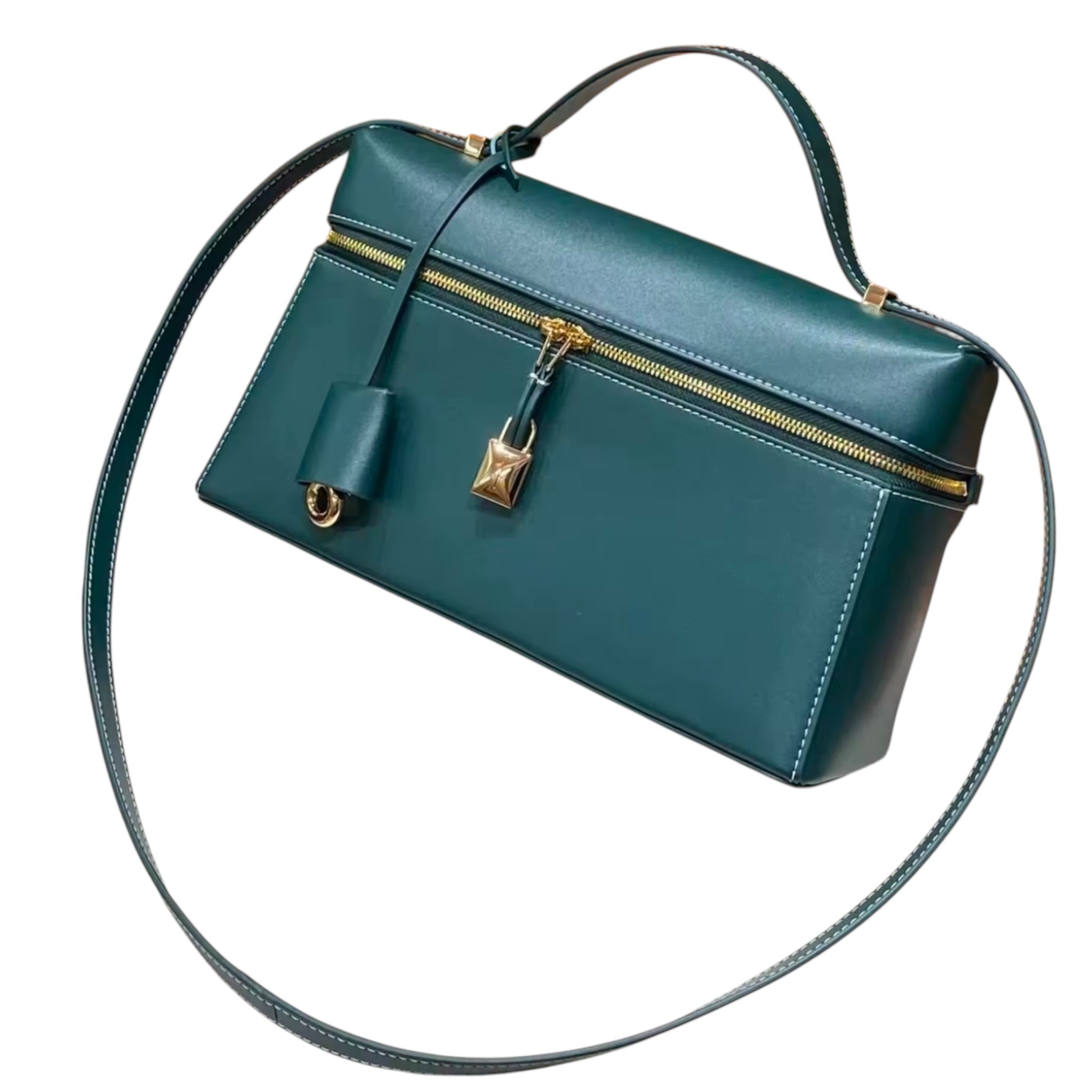 THE ZELMA LEATHER BAULETTO BAG