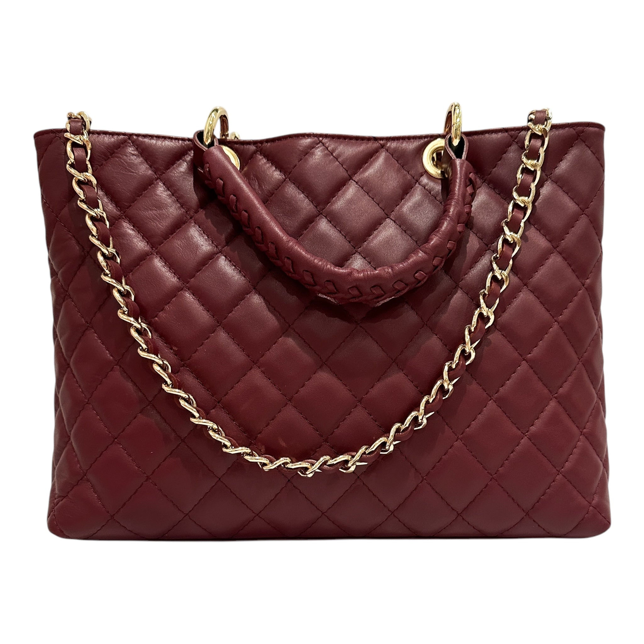 LARGE QUILTED TOTE