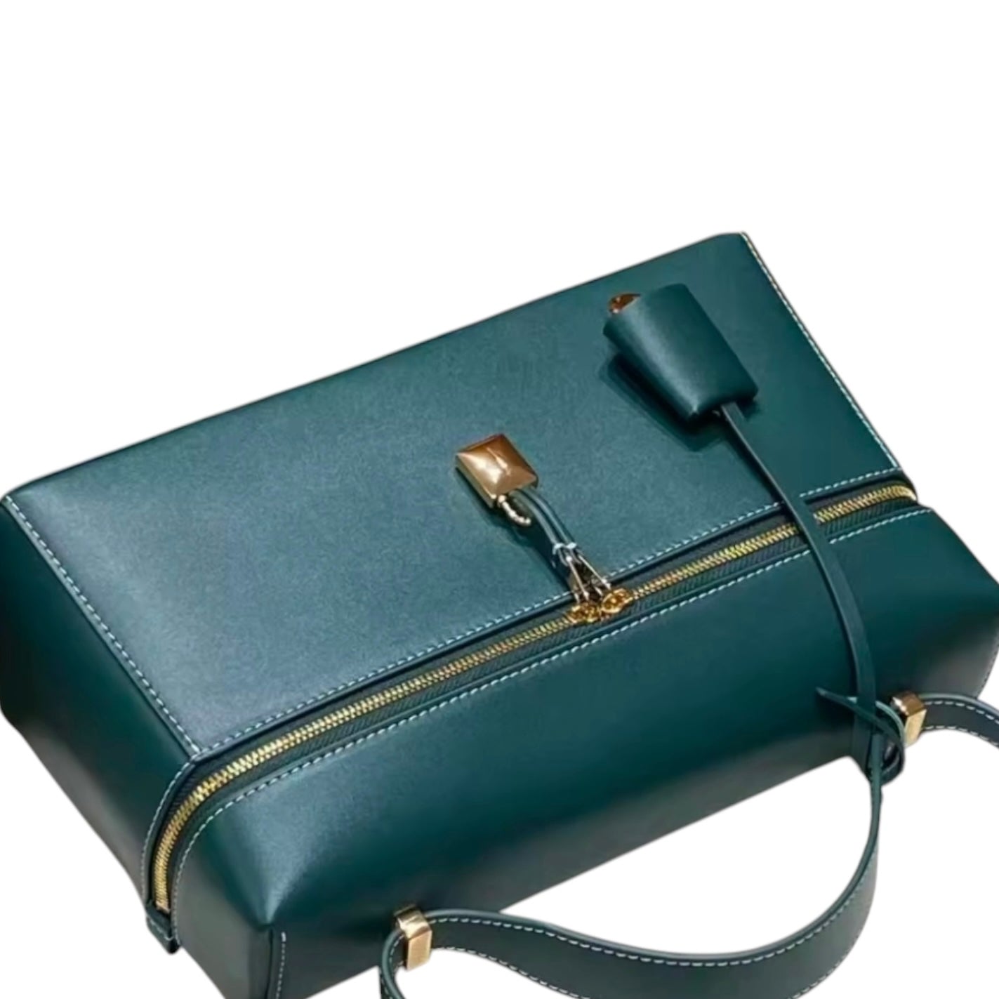 THE ZELMA LEATHER BAULETTO BAG