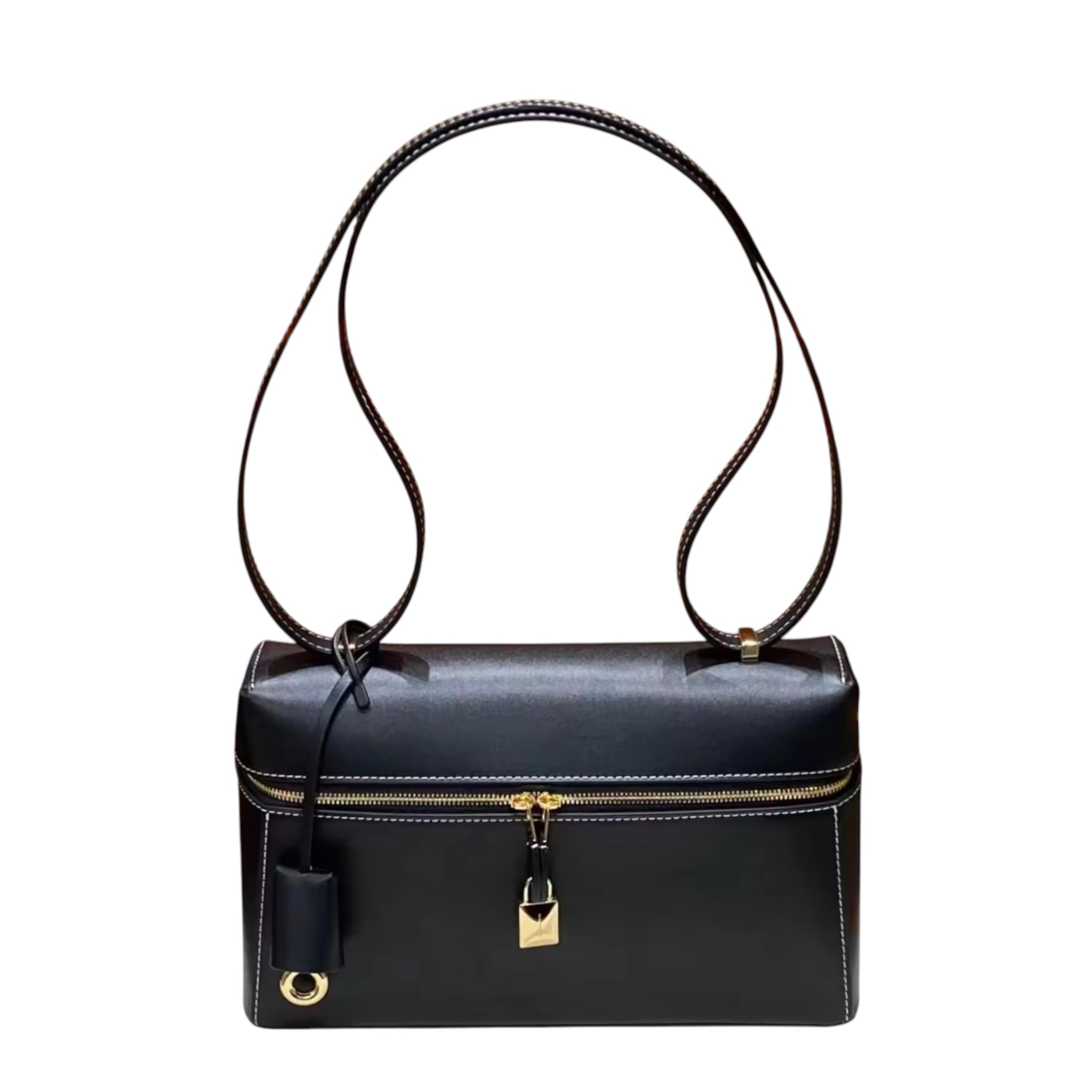 THE ZELMA LEATHER BAULETTO BAG