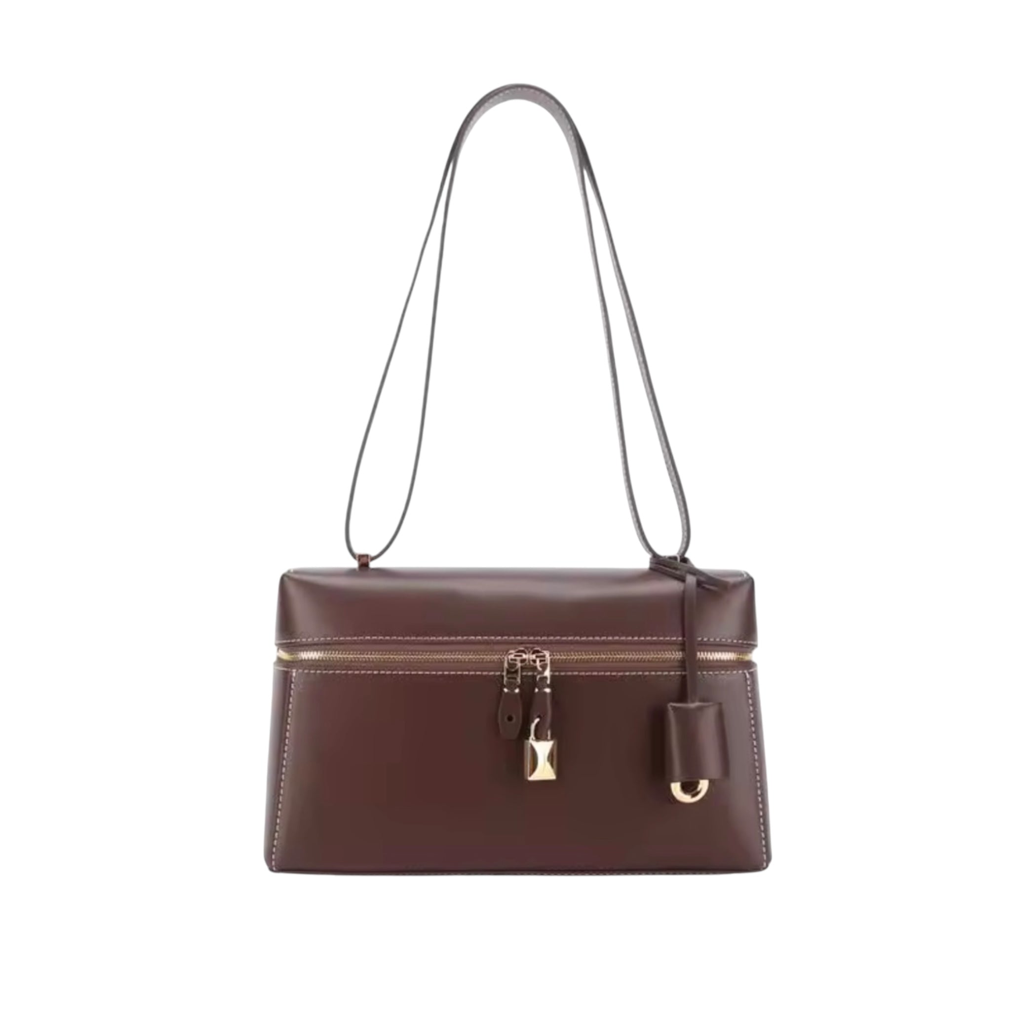 THE ZELMA LEATHER BAULETTO BAG