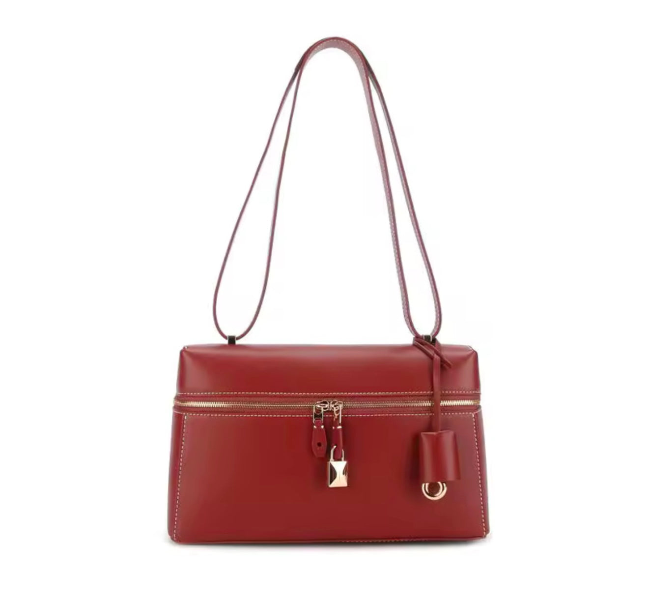 THE ZELMA LEATHER BAULETTO BAG