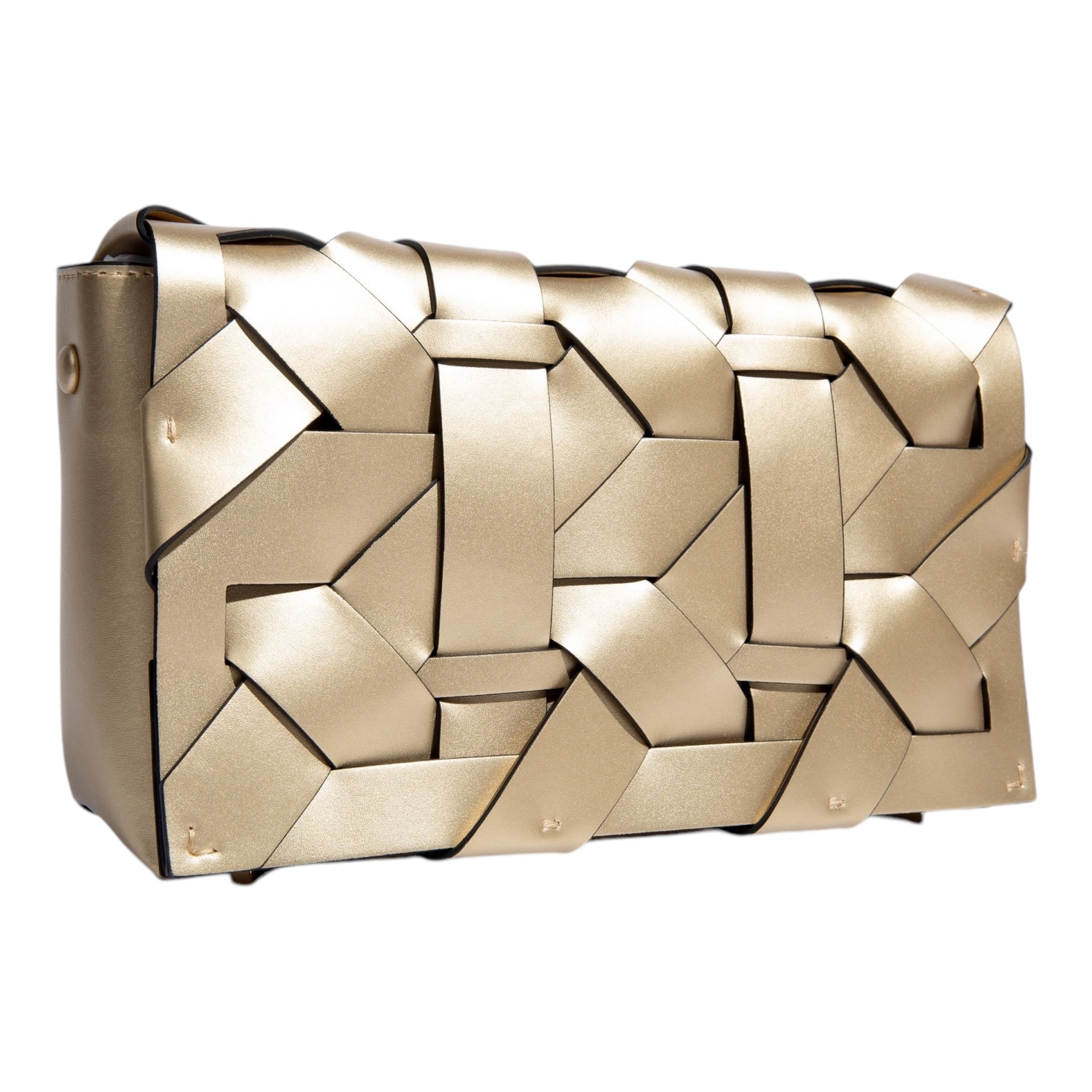 The ZENOBIA WOVEN CLUTCH