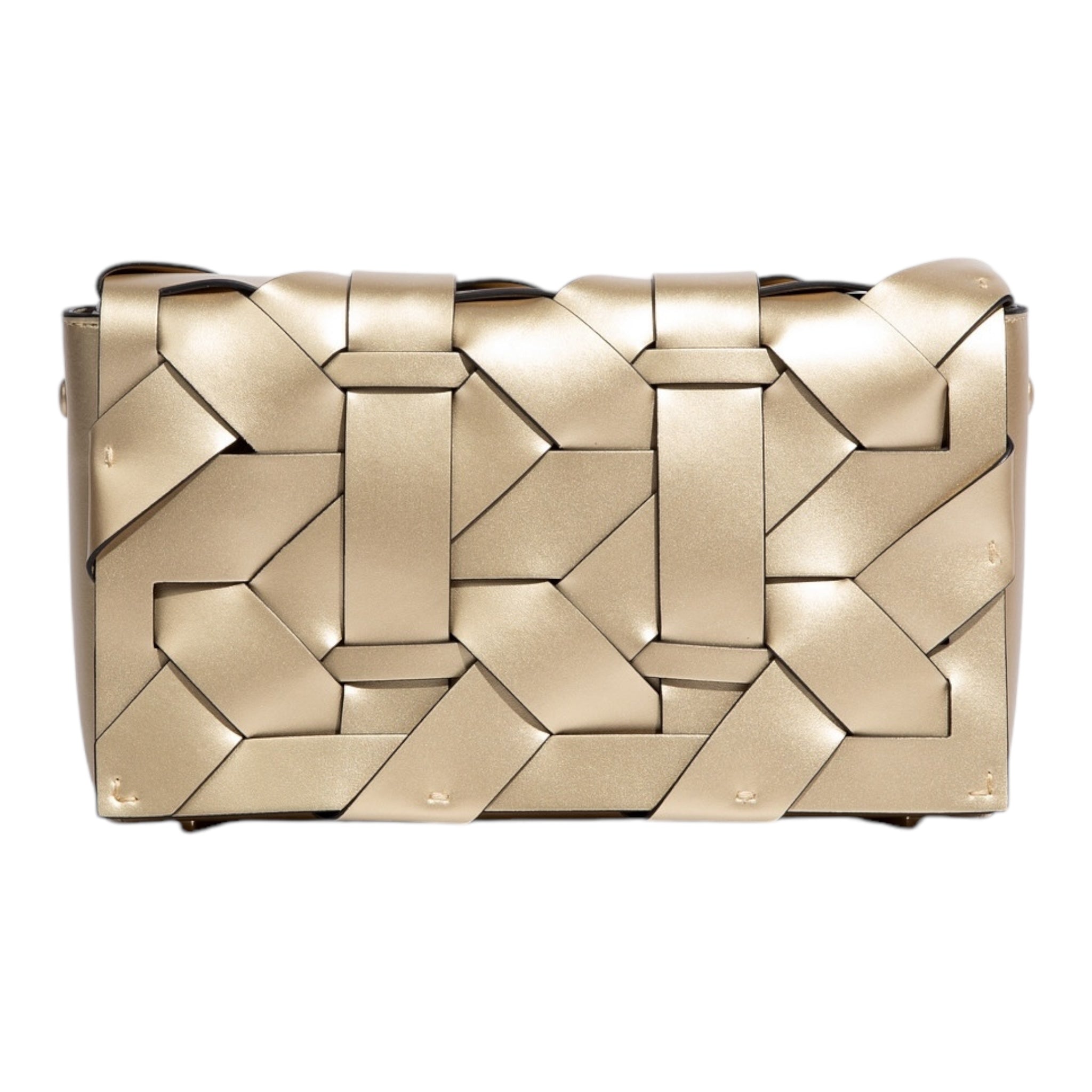 The ZENOBIA WOVEN CLUTCH