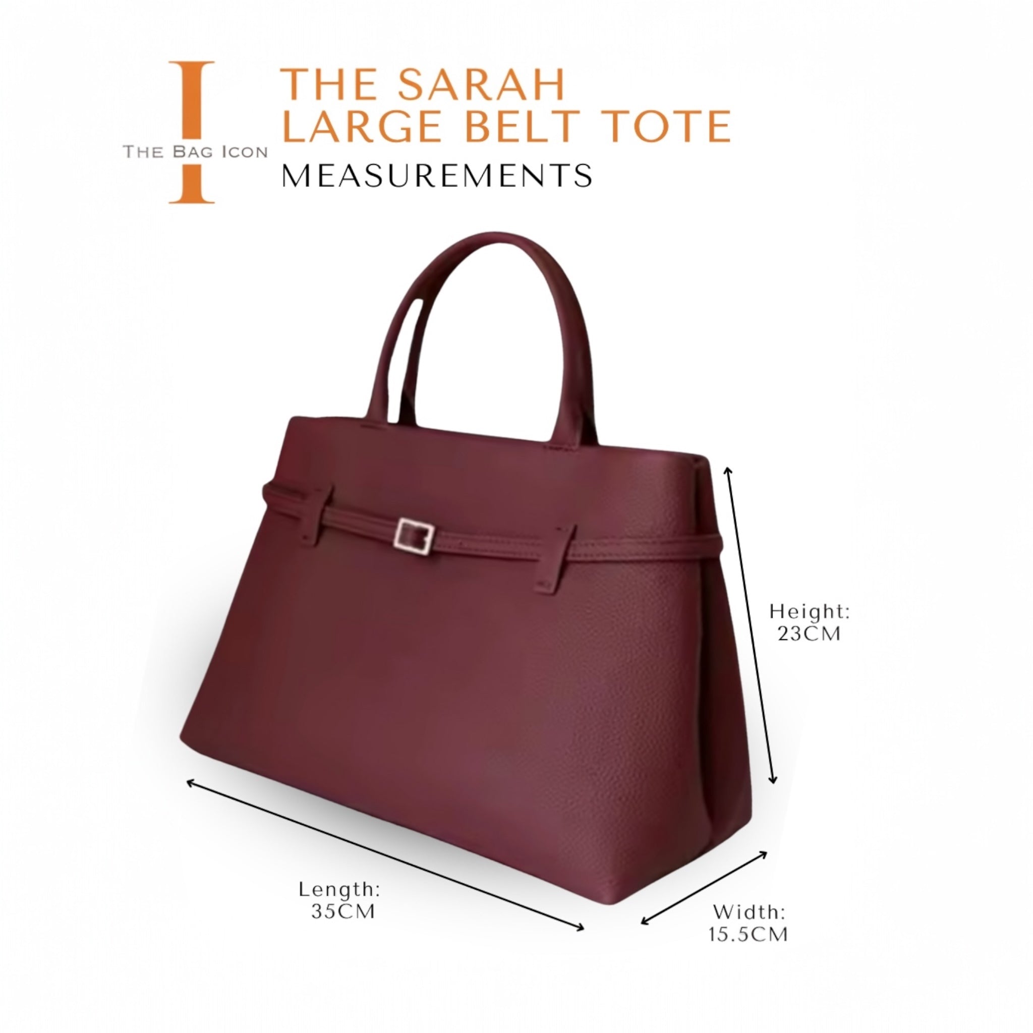 THE SARAH LARGE BELT TOTE BAG