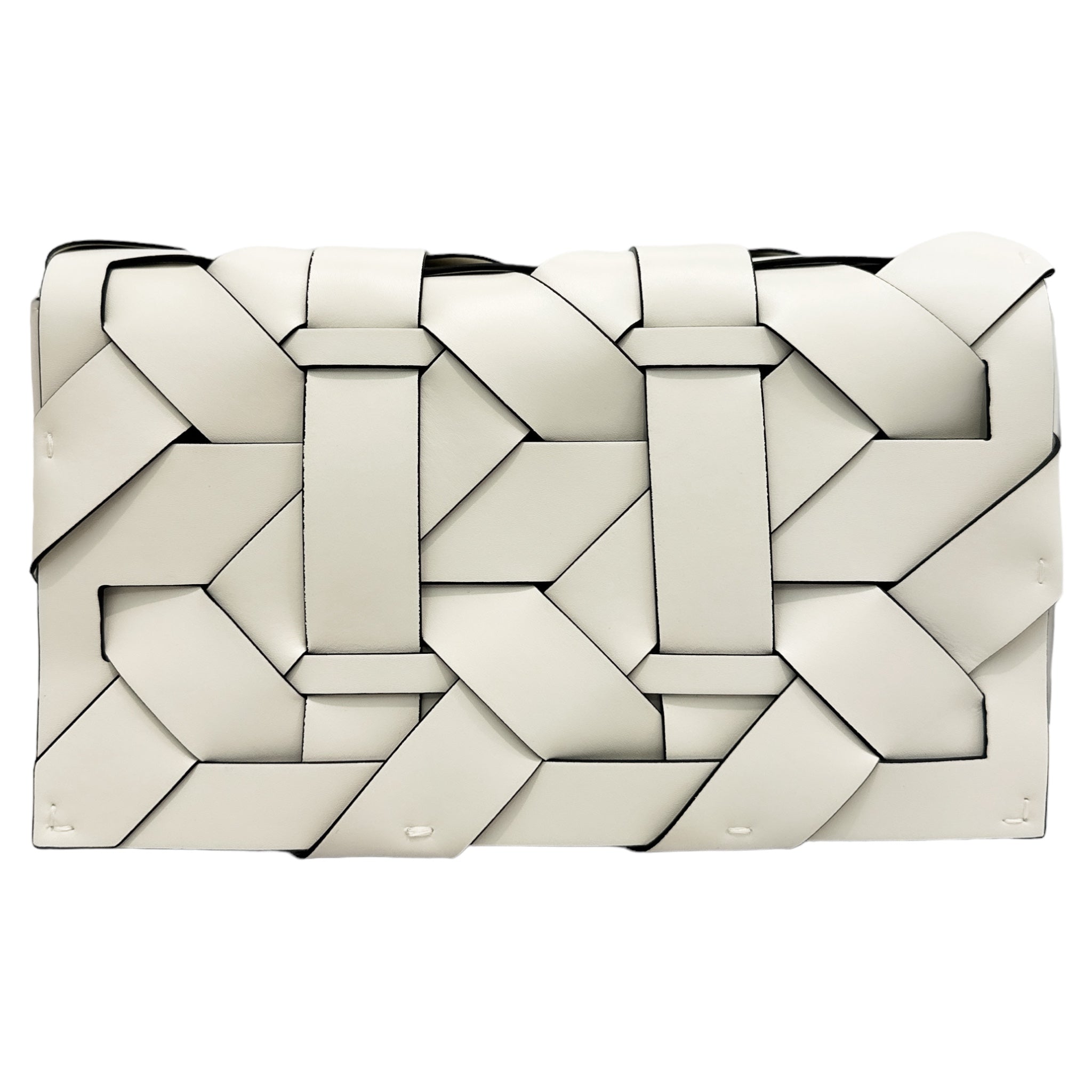 The ZENOBIA WOVEN CLUTCH