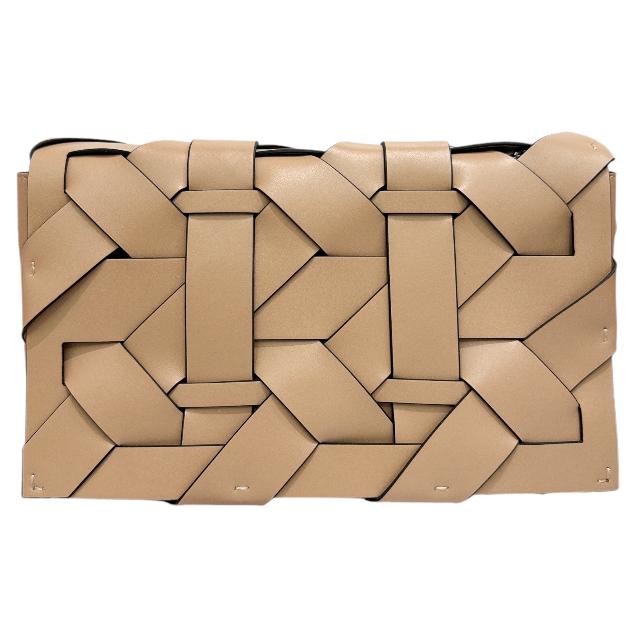 The ZENOBIA WOVEN CLUTCH