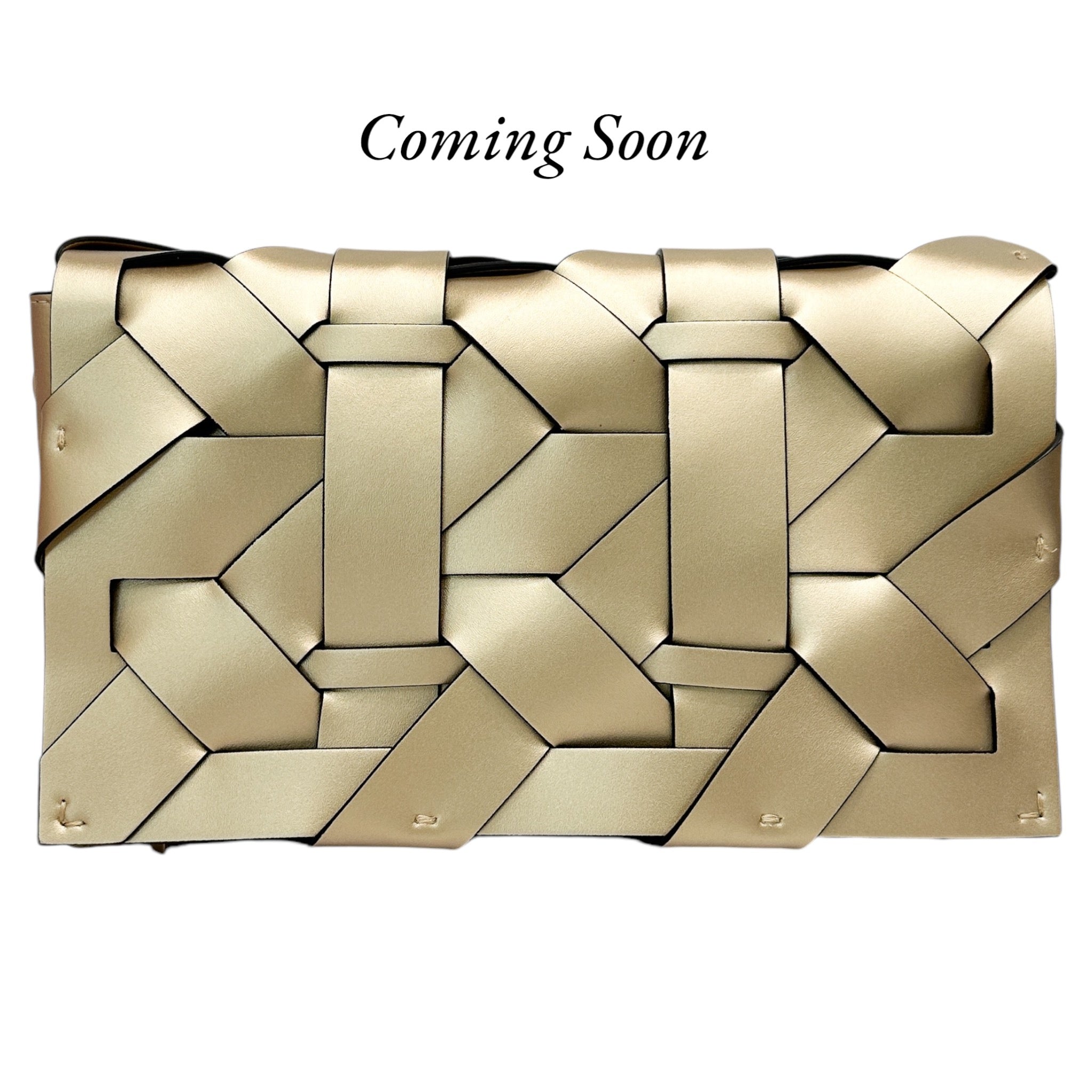 The ZENOBIA WOVEN CLUTCH